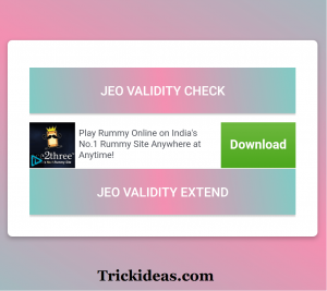 Jio Validity Extend Home