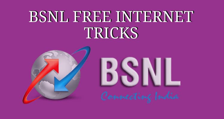 BSNL Free Internet Trick