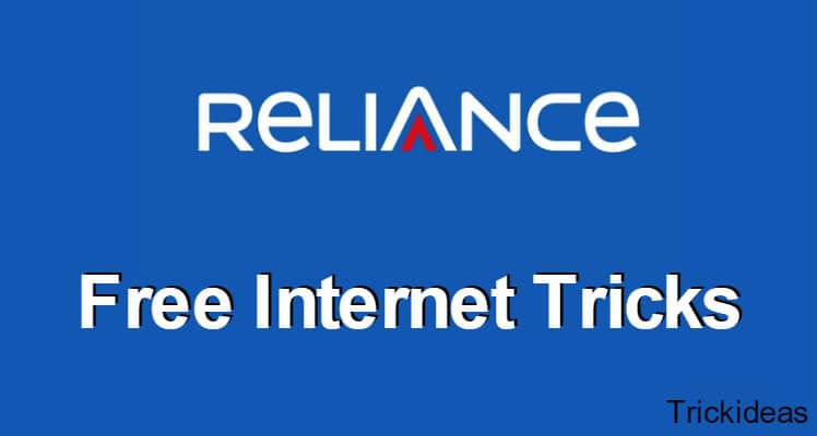 Reliance Free Internet Trick