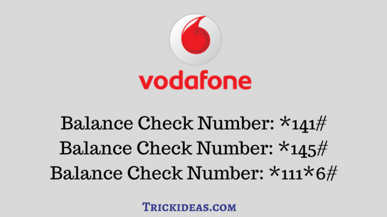 Check vodafone number घर बैठे