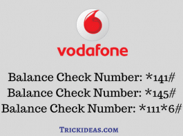 Balance Check Number