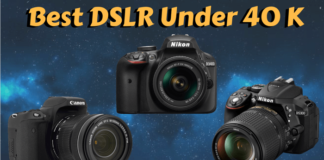Best DSLR Camera Under 40000